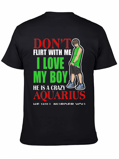 Camiseta Negra Crazy Aquarius