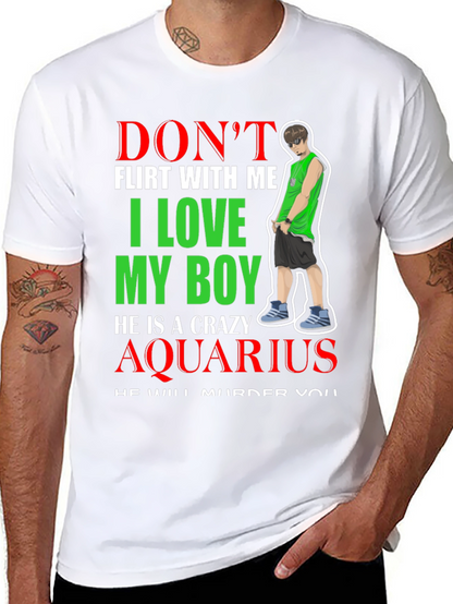 Camiseta Negra Crazy Aquarius