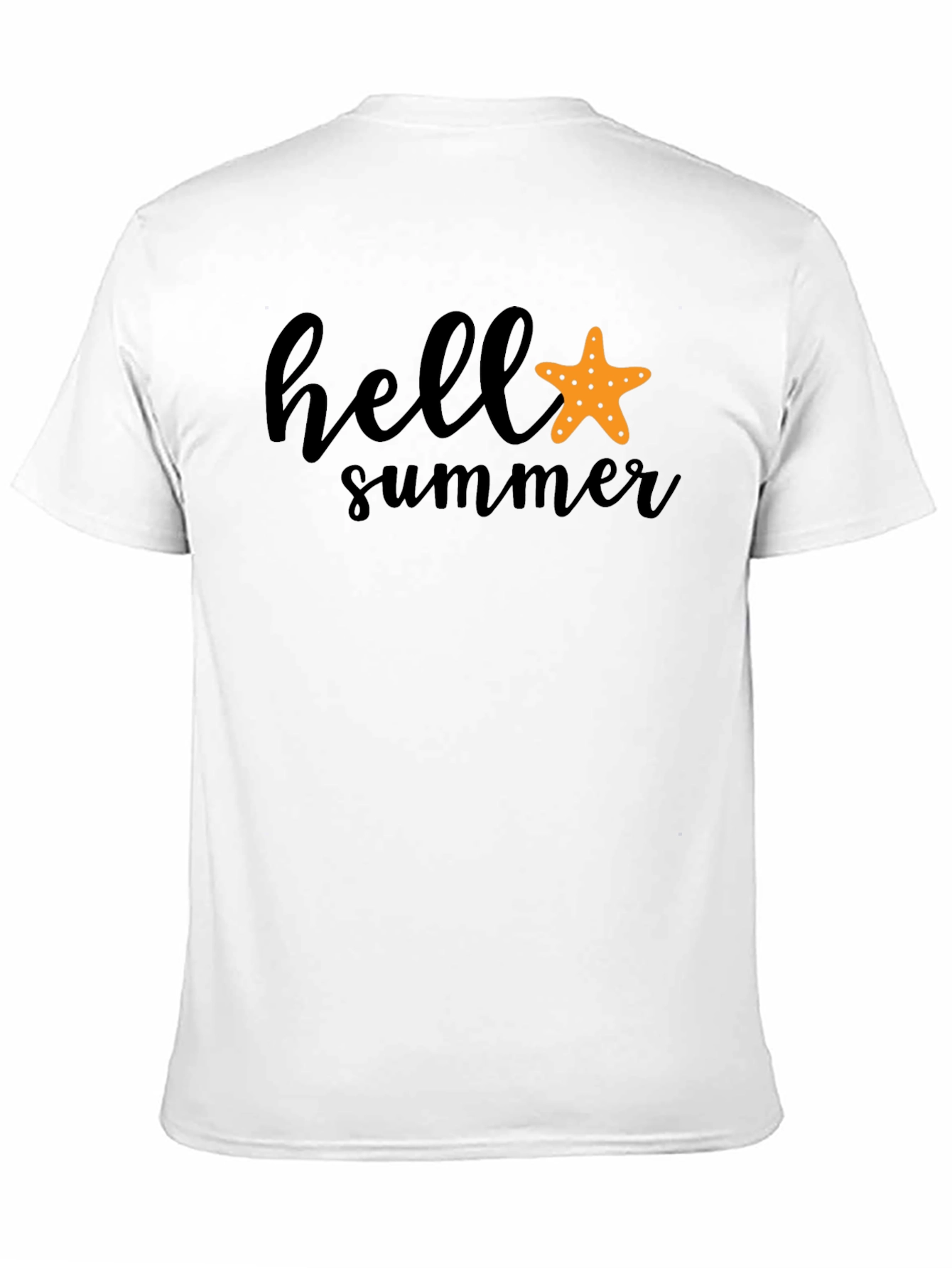 Camiseta Negra Hello Summer