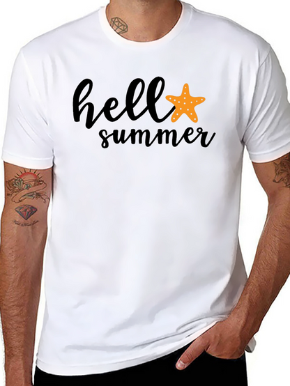 Camiseta Negra Hello Summer