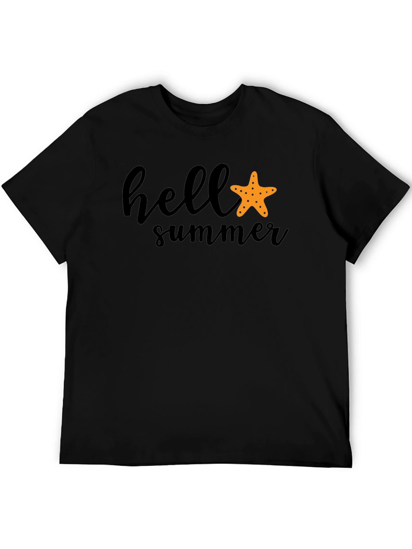 Camiseta Negra Hello Summer