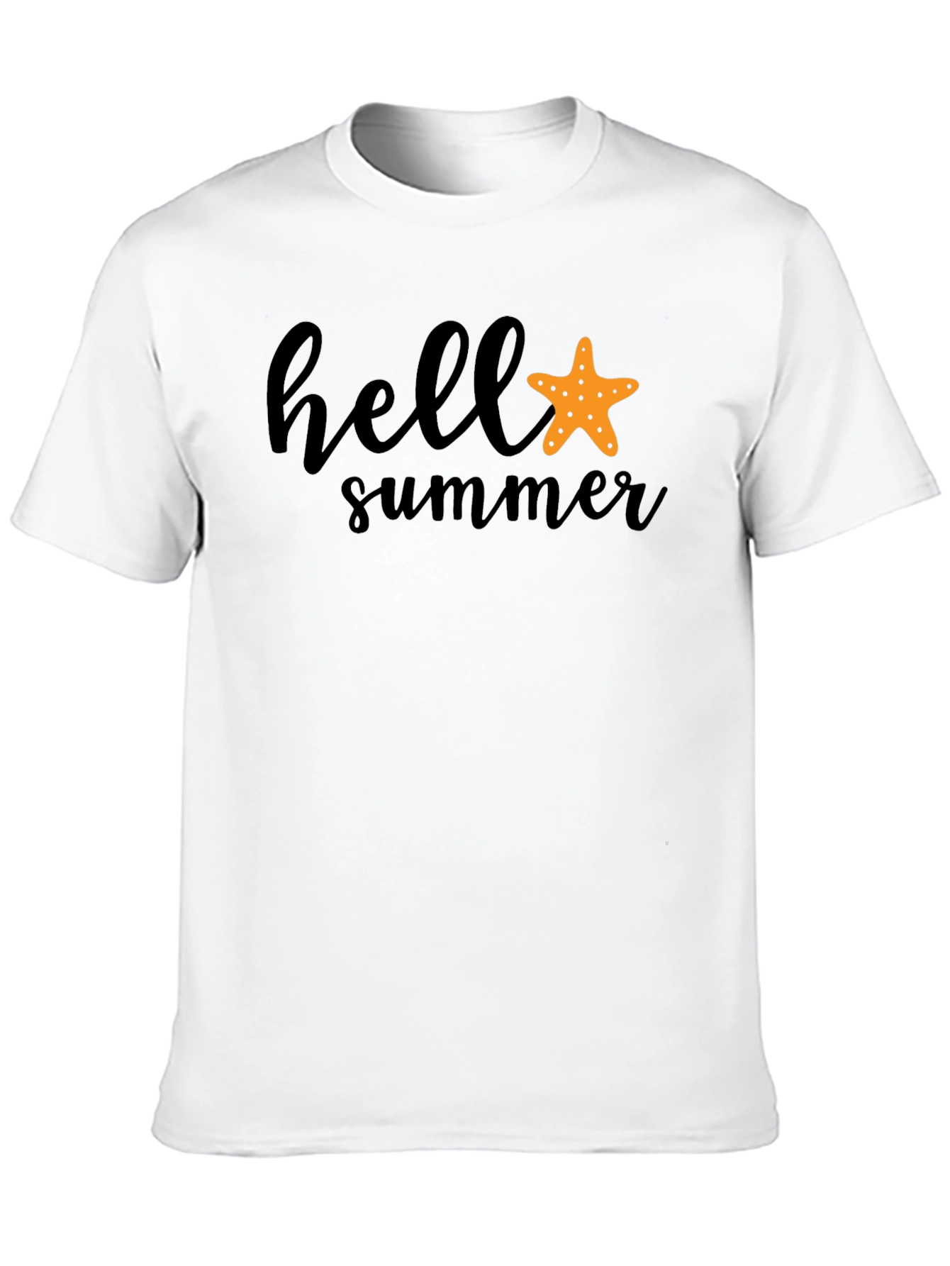Camiseta Negra Hello Summer