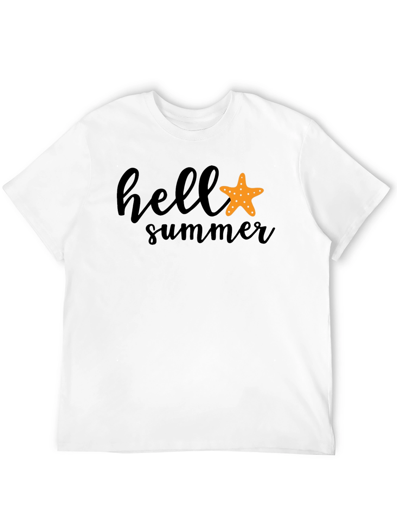Camiseta Negra Hello Summer