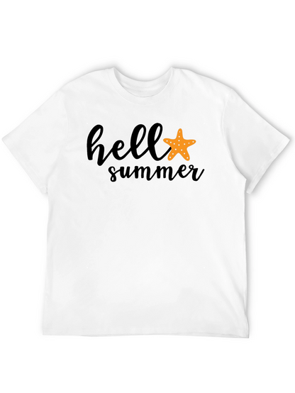 Camiseta Negra Hello Summer