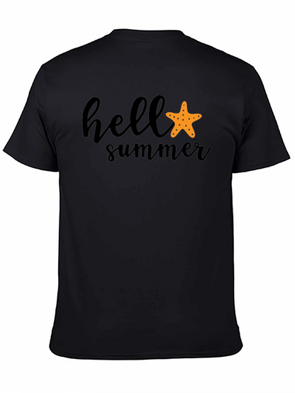 Camiseta Negra Hello Summer