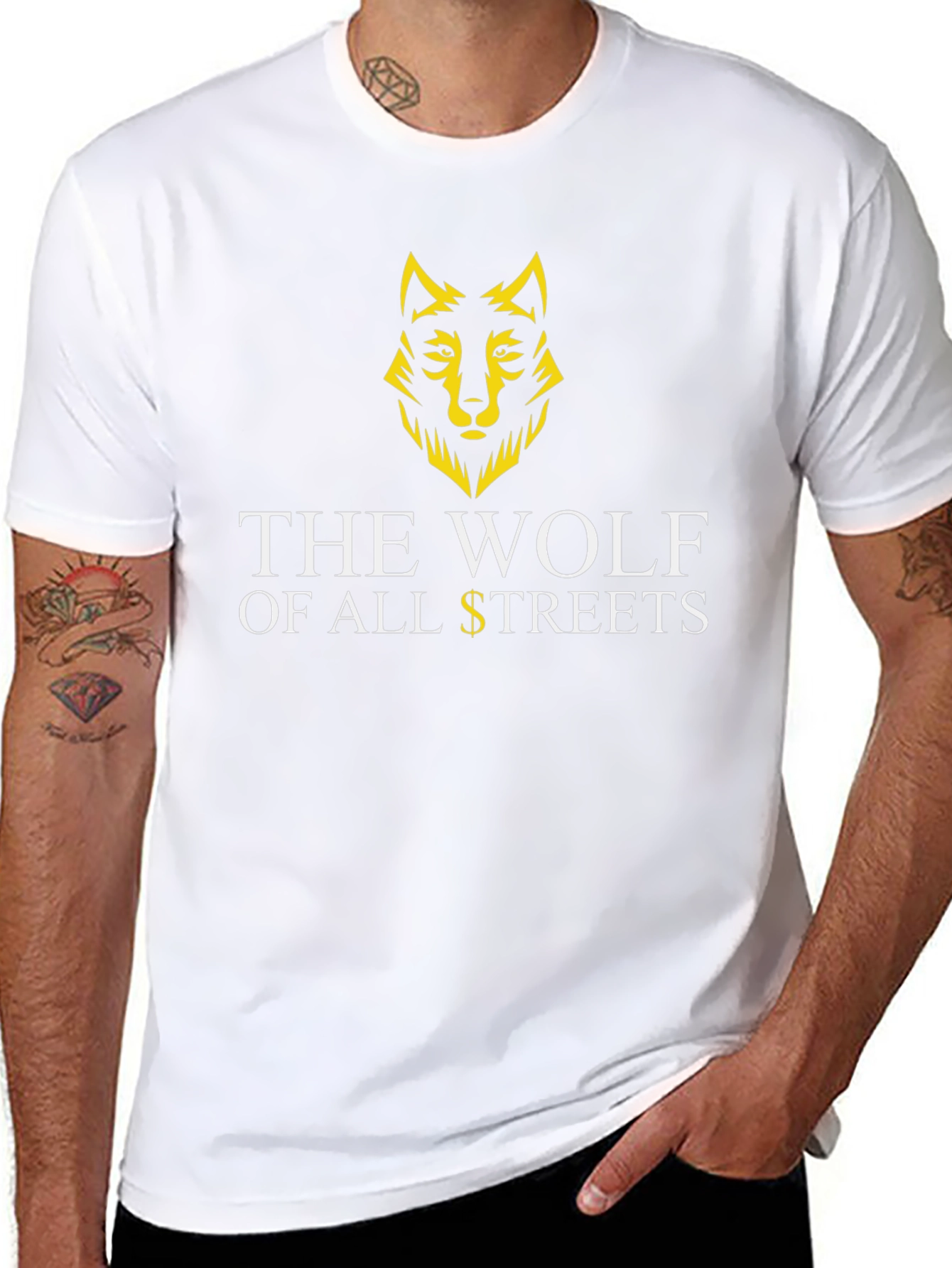 Camiseta Negra The Wolf of All Streets