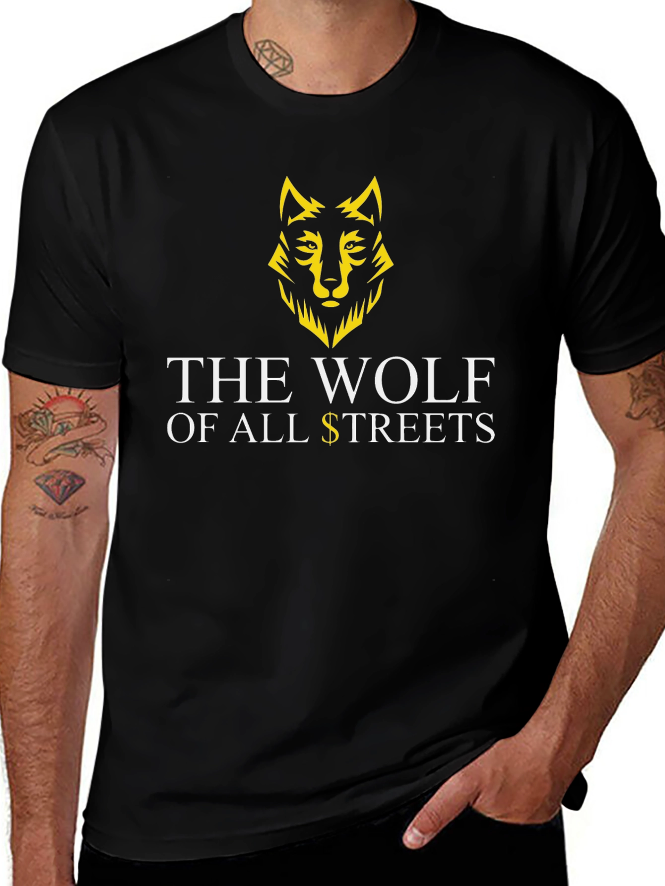 Camiseta Negra The Wolf of All Streets