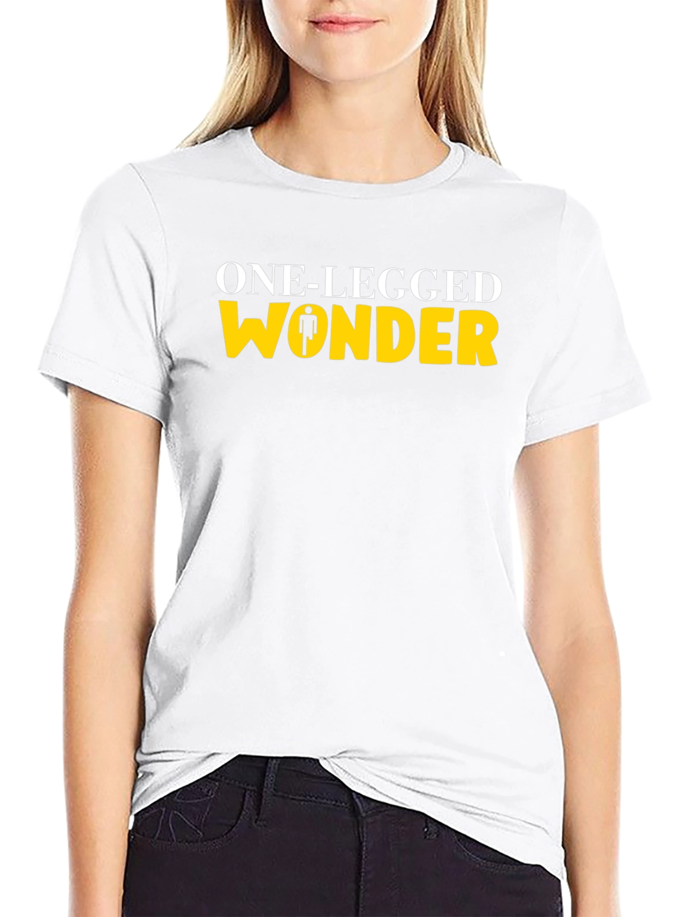 Camiseta Negra One-Legged Wonder