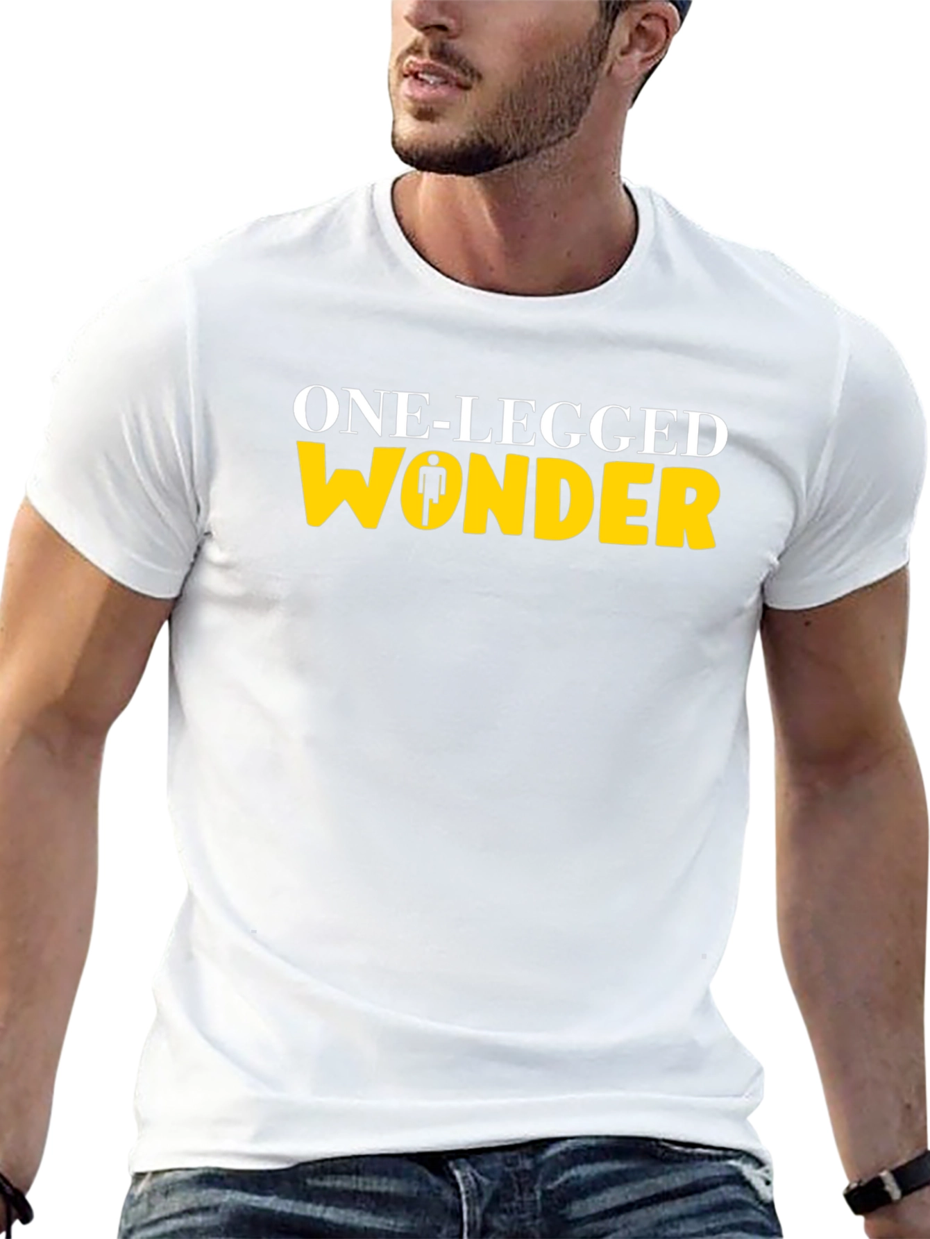 Camiseta Negra One-Legged Wonder