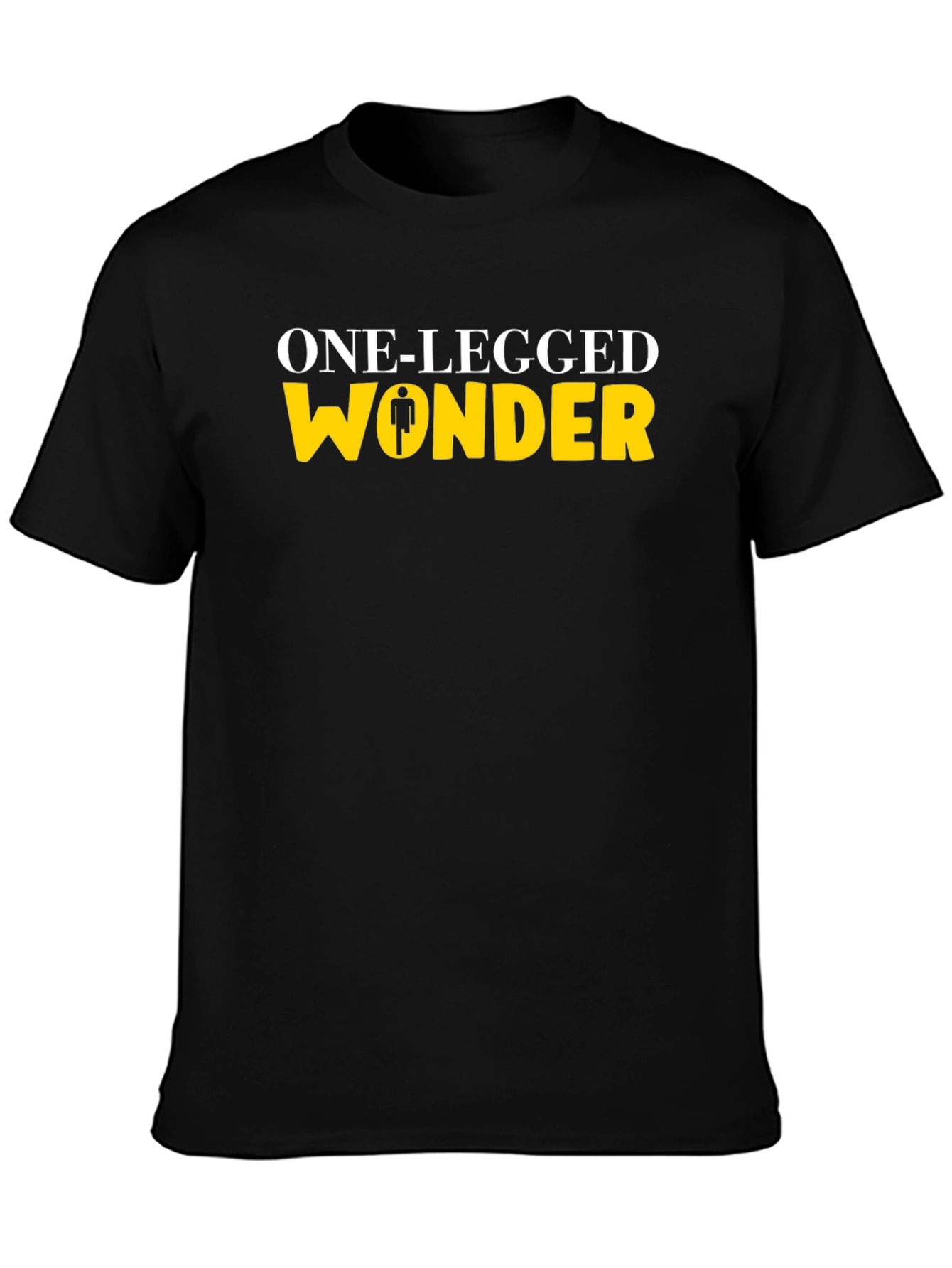 Camiseta Negra One-Legged Wonder
