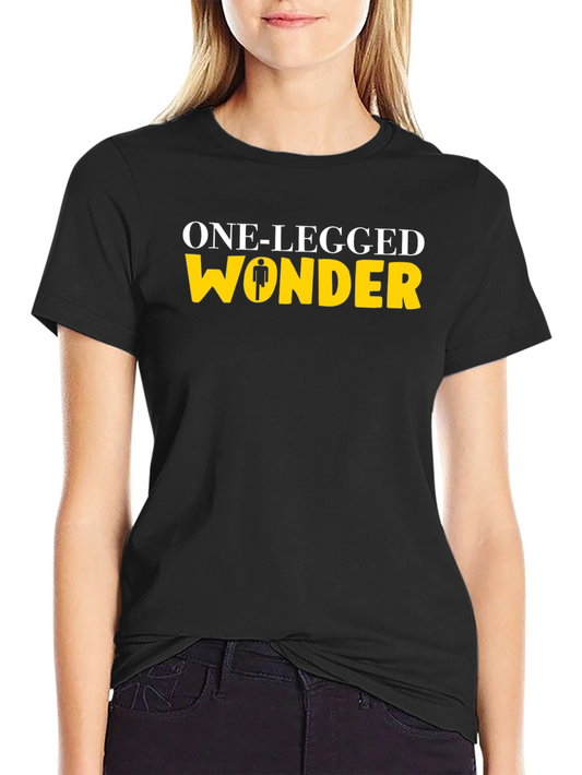 Camiseta Negra One-Legged Wonder