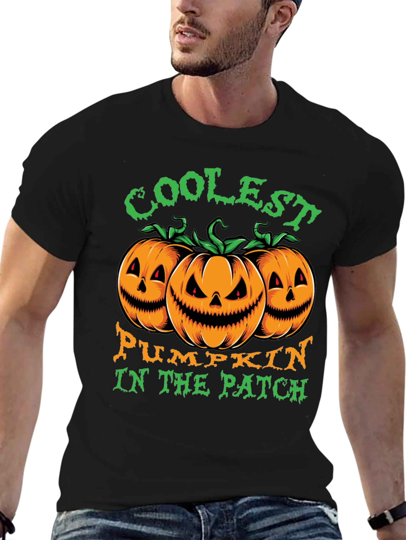 Camiseta Halloween Calabazas Coolest Pumpkin