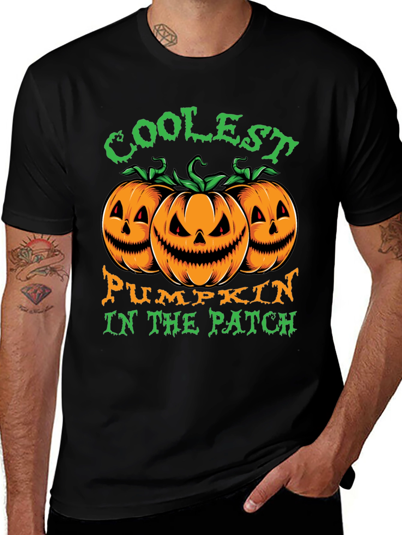 Camiseta Halloween Calabazas Coolest Pumpkin