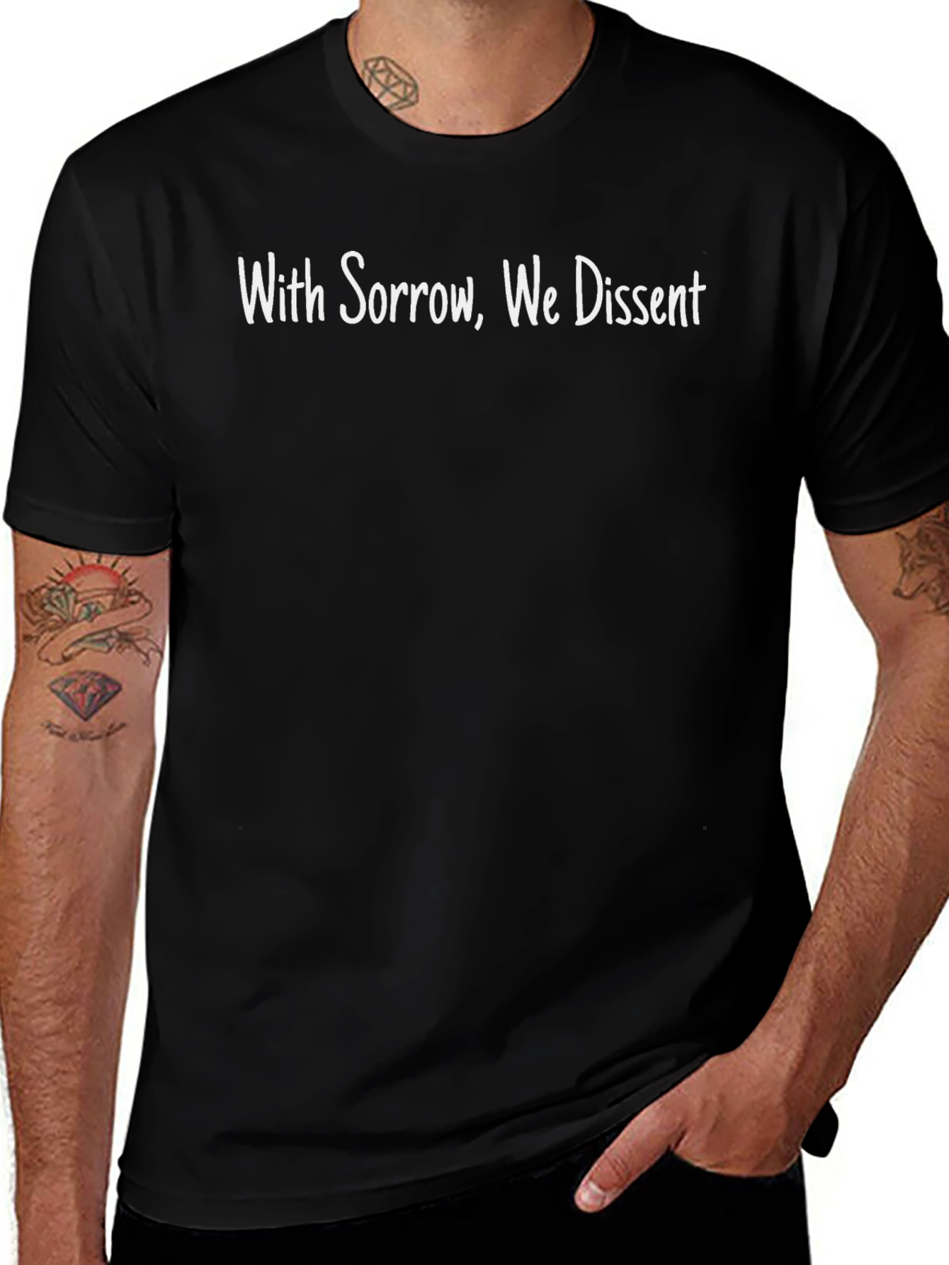 Camiseta Negra: With Sorrow We Dissent