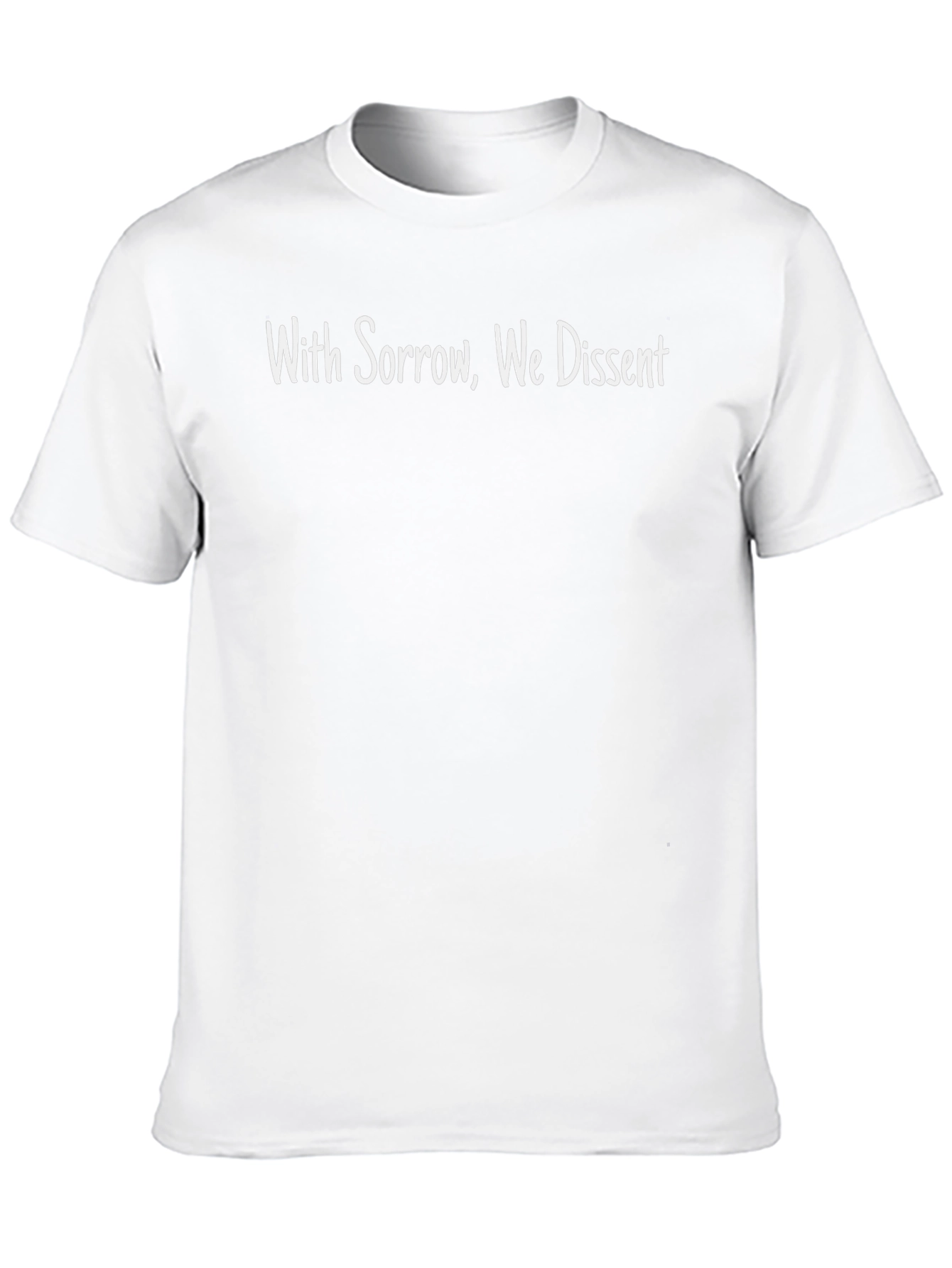 Camiseta Negra: With Sorrow We Dissent
