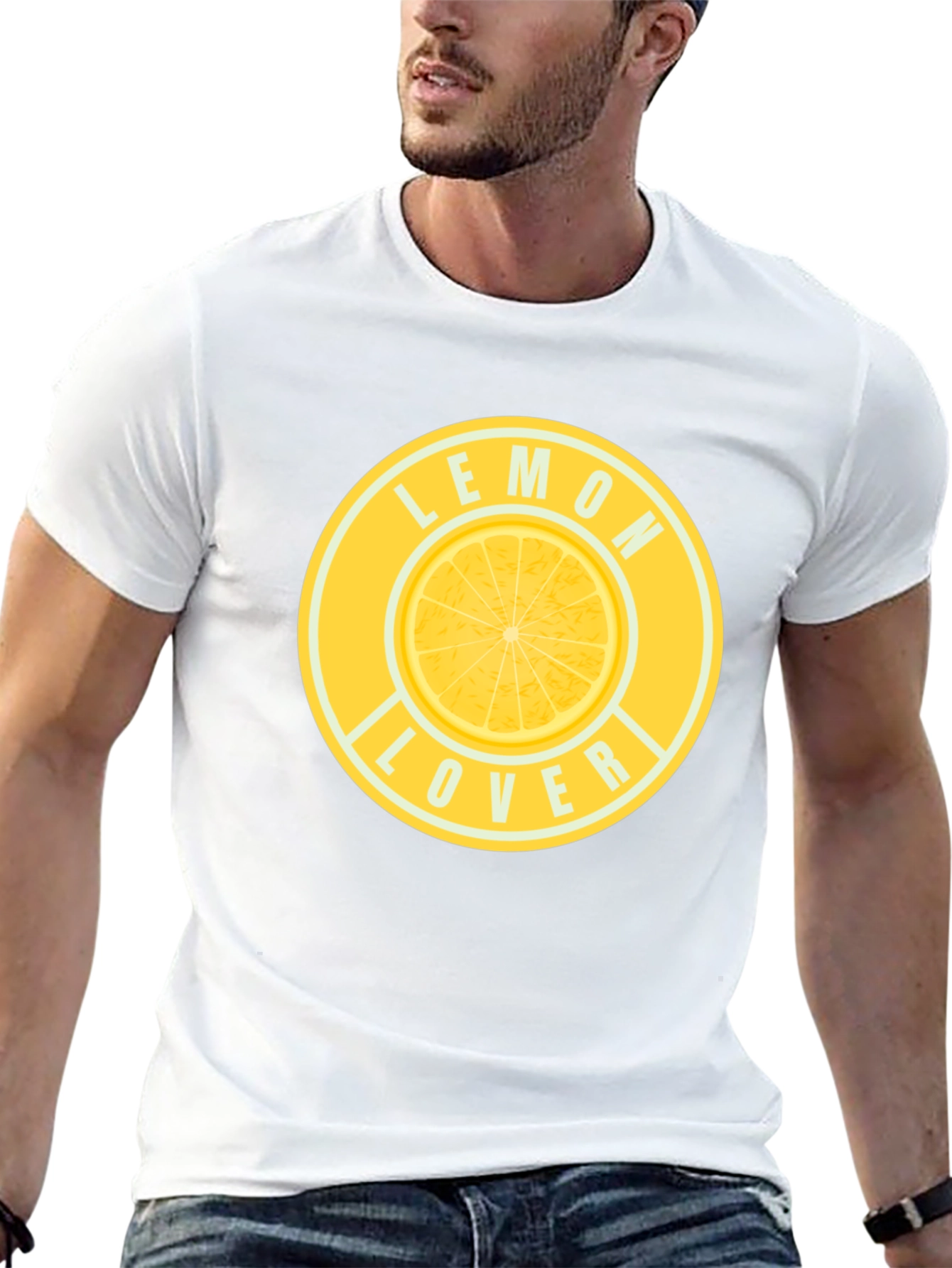 Camiseta Negra Lemon Lover para Hombre