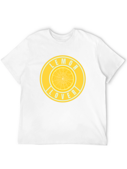 Camiseta Negra Lemon Lover para Hombre