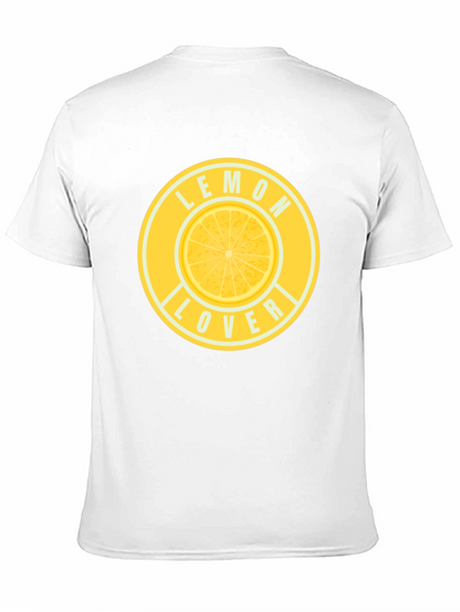 Camiseta Negra Lemon Lover para Hombre