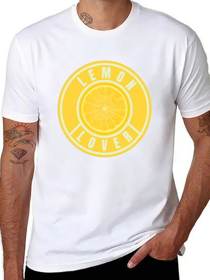 Camiseta Negra Lemon Lover para Hombre