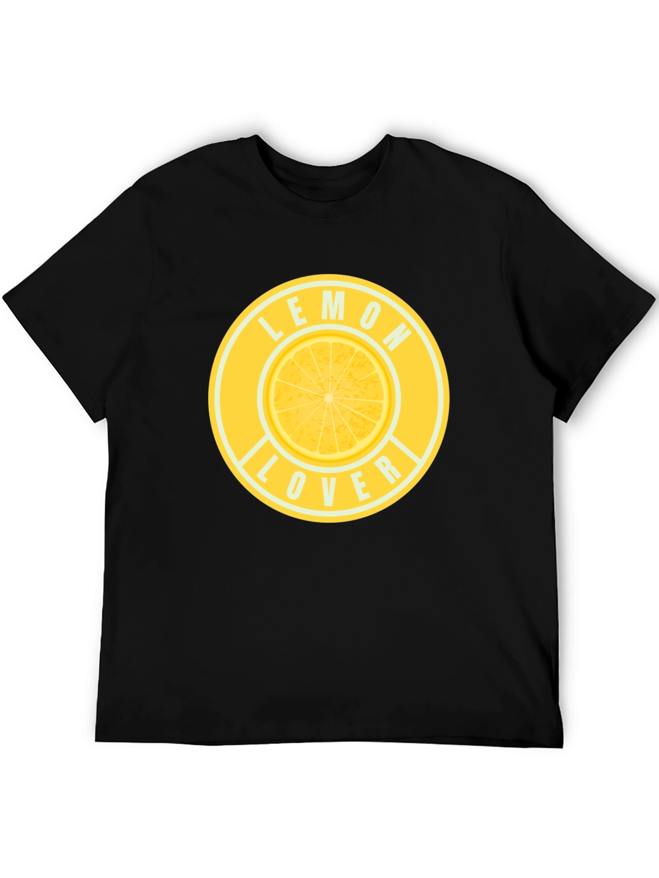 Camiseta Negra Lemon Lover para Hombre