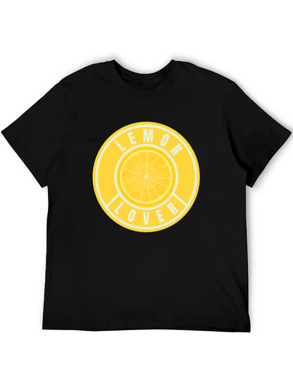 Camiseta Negra Lemon Lover para Hombre