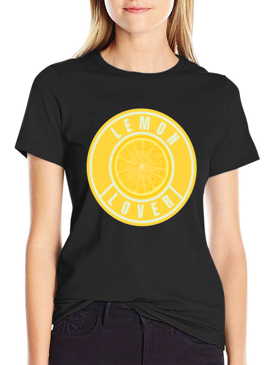 Camiseta Negra Lemon Lover para Hombre