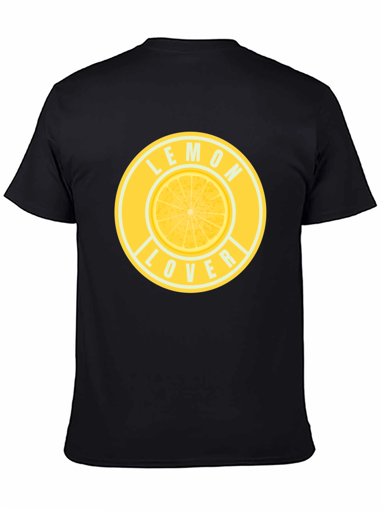 Camiseta Negra Lemon Lover para Hombre