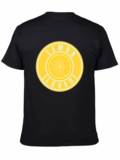 Camiseta Negra Lemon Lover para Hombre