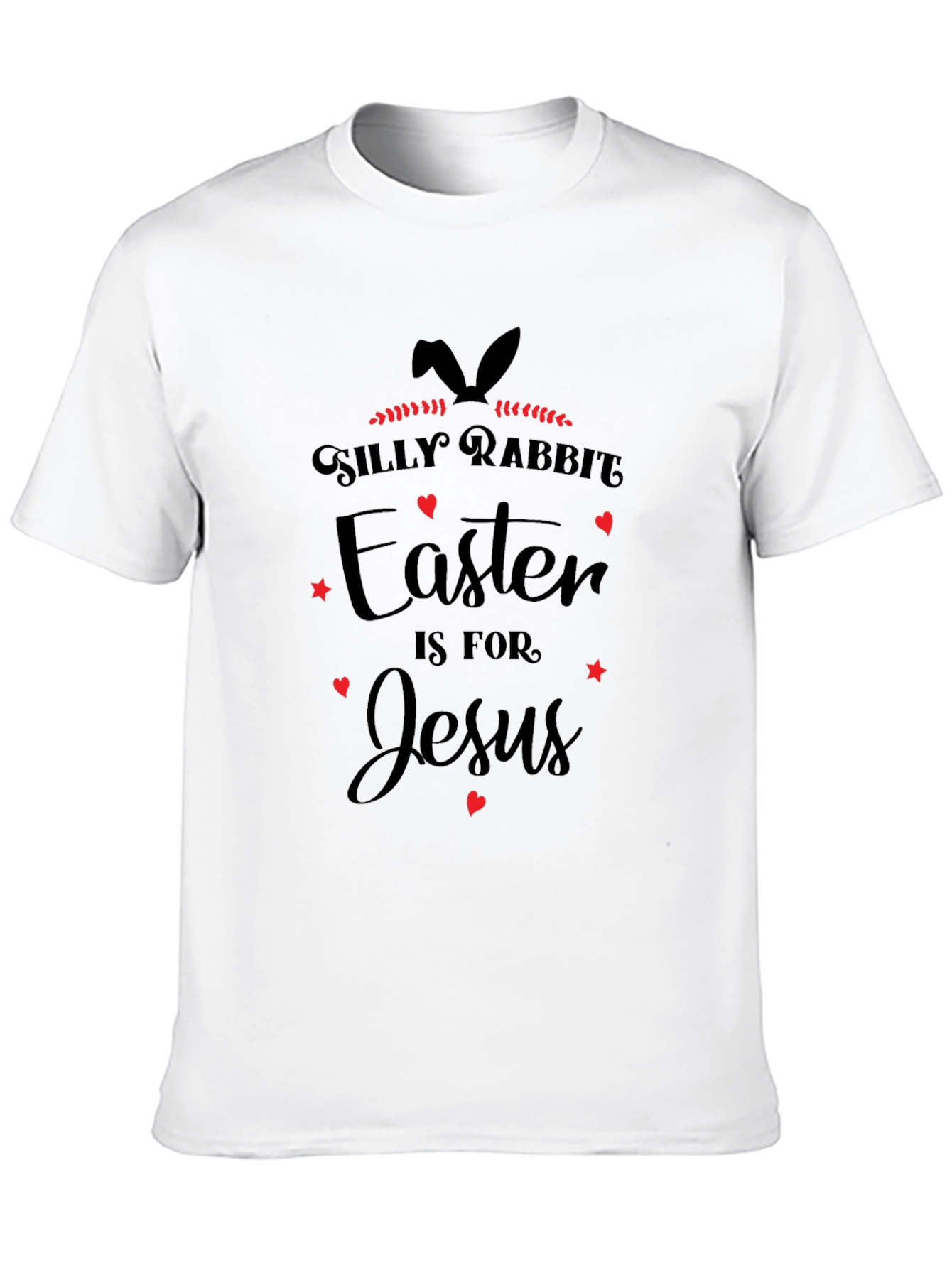 Camiseta Negra Easter is for Jesus
