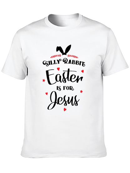 Camiseta Negra Easter is for Jesus