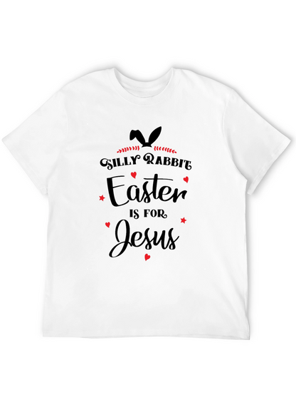 Camiseta Negra Easter is for Jesus