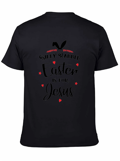 Camiseta Negra Easter is for Jesus