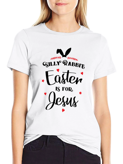 Camiseta Negra Easter is for Jesus