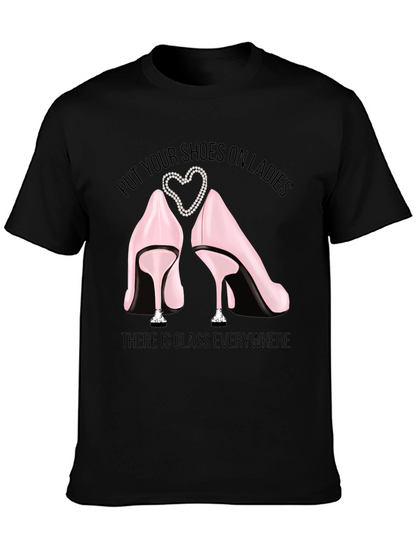 Camiseta Tacones y Vidrio
