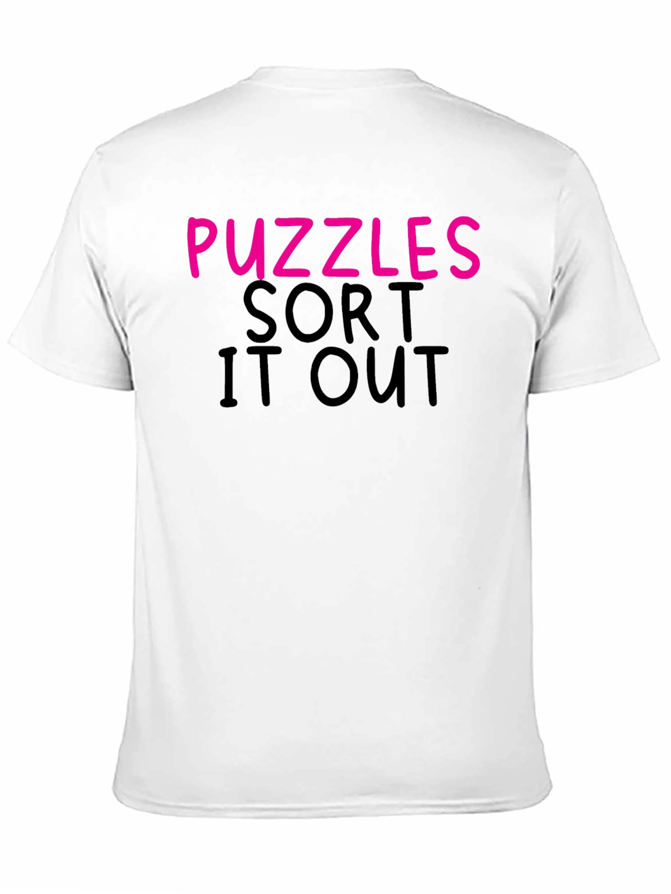 Camiseta Negra Puzzles Sort It Out