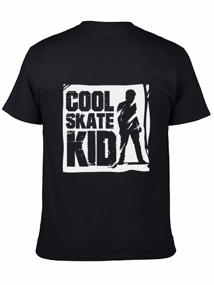 Camiseta Negra Cool Skate Kid