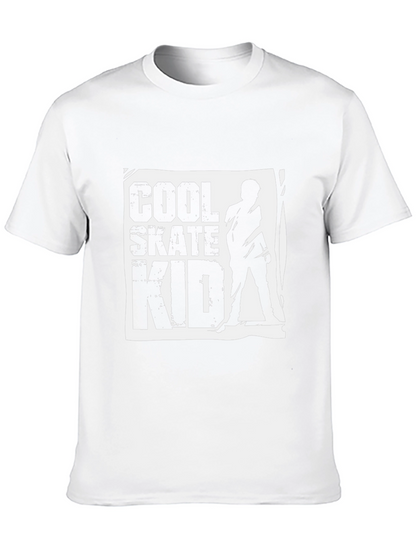 Camiseta Negra Cool Skate Kid