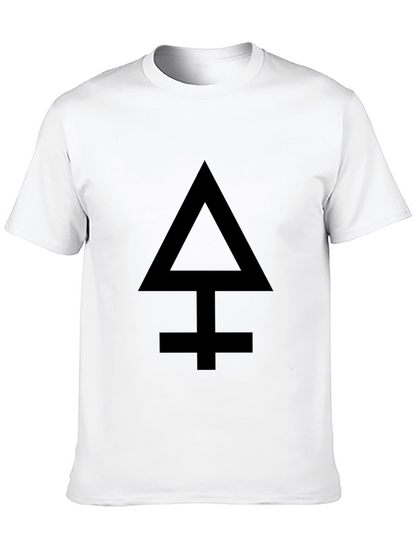 Camiseta Negra con Símbolo Alquímico para Hombre