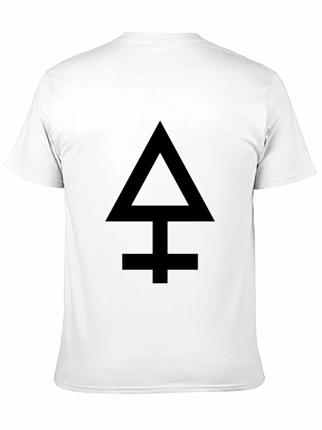 Camiseta Negra con Símbolo Alquímico para Hombre