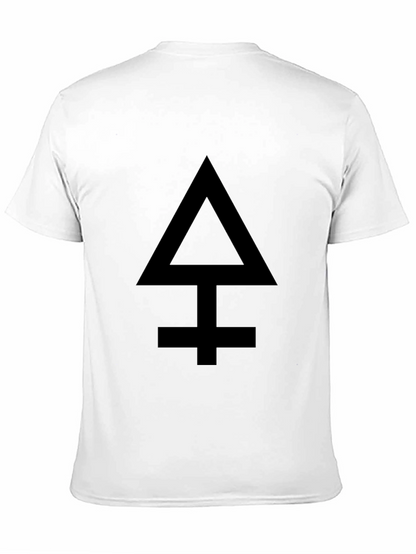 Camiseta Negra con Símbolo Alquímico para Hombre