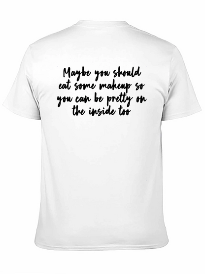 Camiseta Negra con Frase Humorística