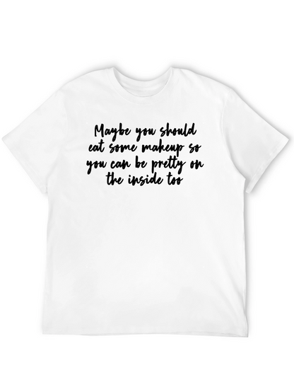 Camiseta Negra con Frase Humorística