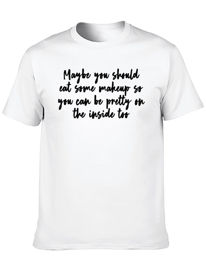 Camiseta Negra con Frase Humorística