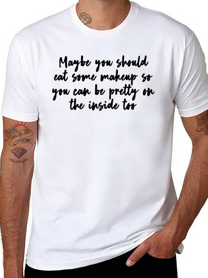 Camiseta Negra con Frase Humorística