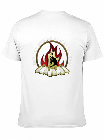 Camiseta Negra con Diseño de Jerry Lee Lewis