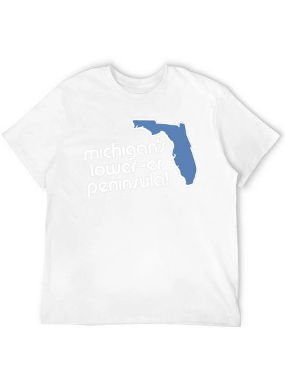 Camiseta Negra Humor Florida Michigan