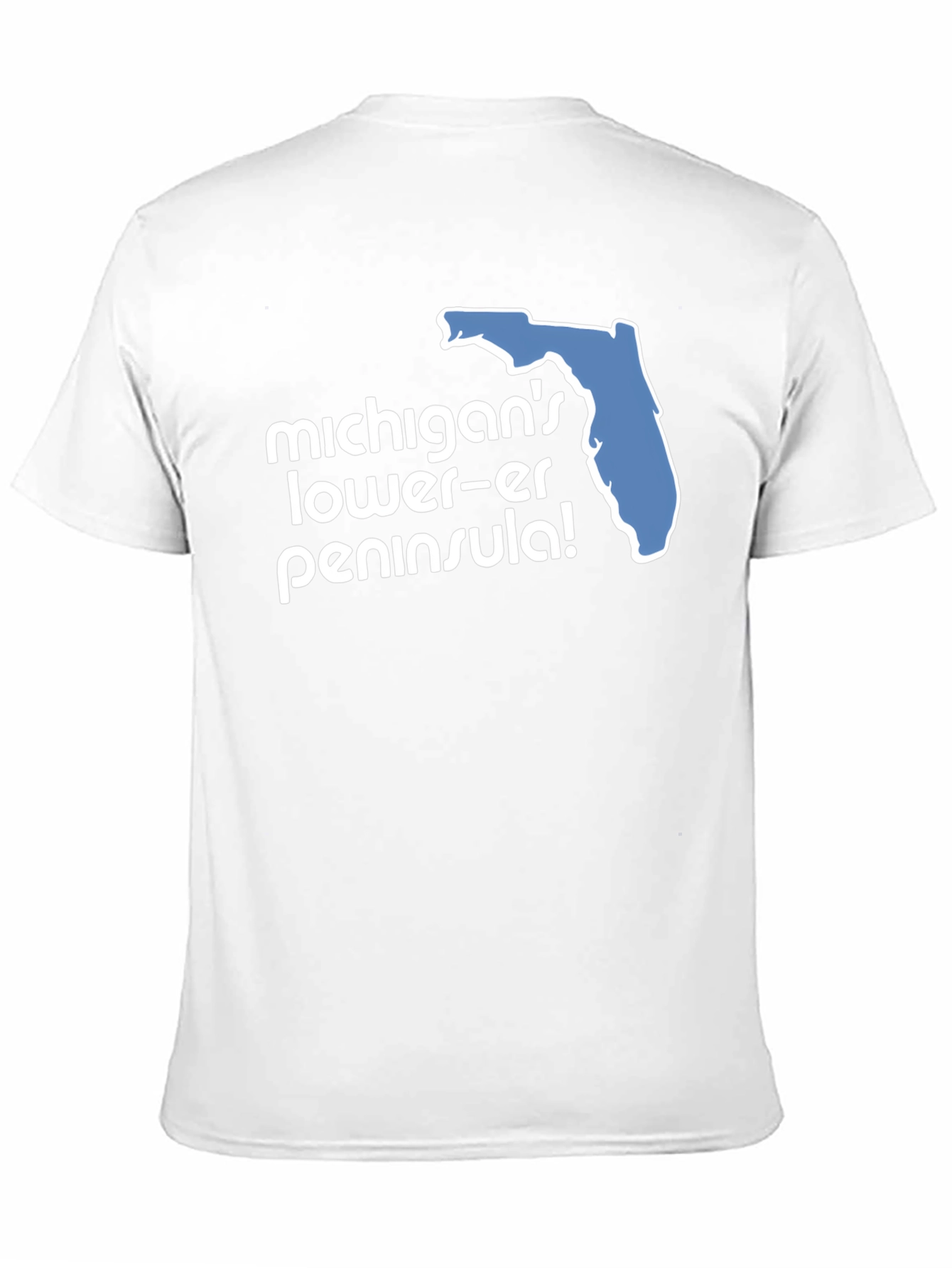 Camiseta Negra Humor Florida Michigan