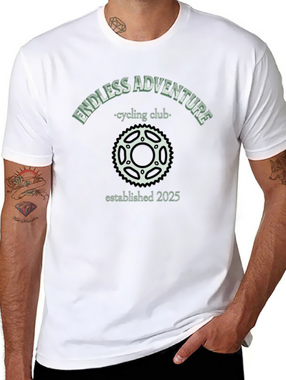 Camiseta Negra Endless Adventure Cycling Club