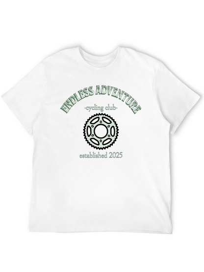 Camiseta Negra Endless Adventure Cycling Club