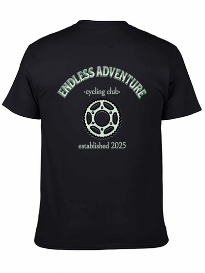 Camiseta Negra Endless Adventure Cycling Club